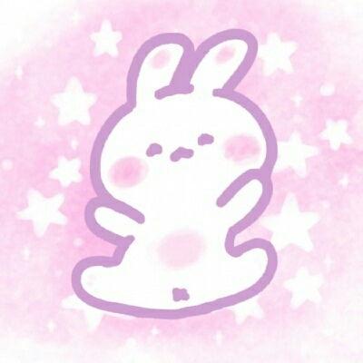 吃瓜头像拟人兔